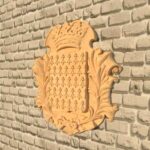 герб из пенопласта, фамильный герб, фамильный герб семьи, герб декоративный, декоративная композиция герба, создать декоративную композицию герба,