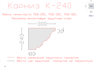 Фасадные Карнизы из Пенополистирола