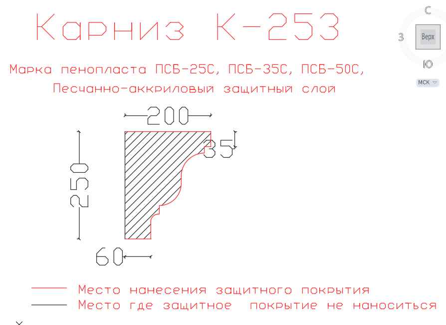 Фасадные Карнизы из Пенополистирола