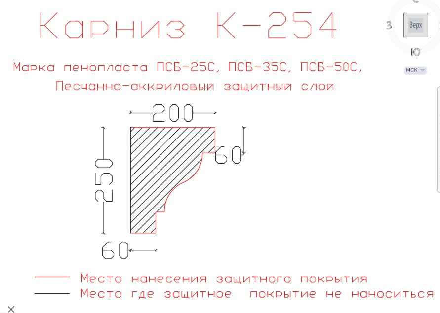 Фасадные Карнизы из Пенополистирола