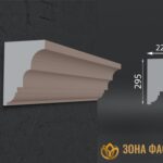 фасадные карнизы из полистирола, фасадные карнизы из пенопласта цена,карниз из пенополистирола с акриловым покрытием